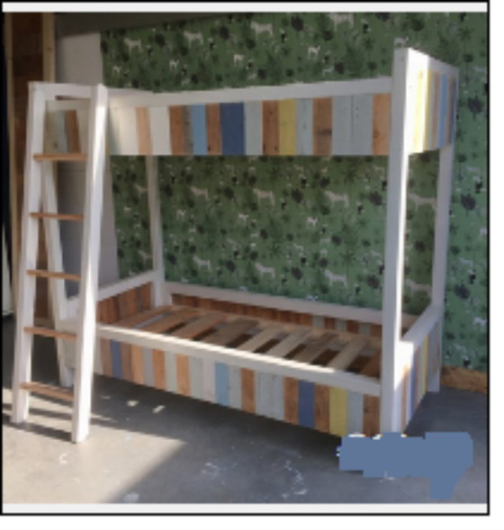 Image 1 of Lit superposé unique en bois