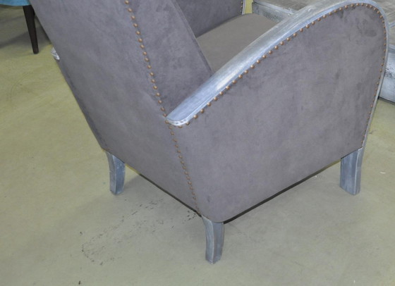 Fauteuil gris, années 1930 – Art Deco (photo 8 of 9)