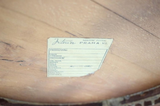 Image 1 of 1960s Oak Coffee Table by Karel Koželka and Antonín Kropáček for Interier Praha