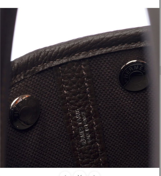 Image 1 of Borsa HERMES Garden Party in cuoio marrone - 103323