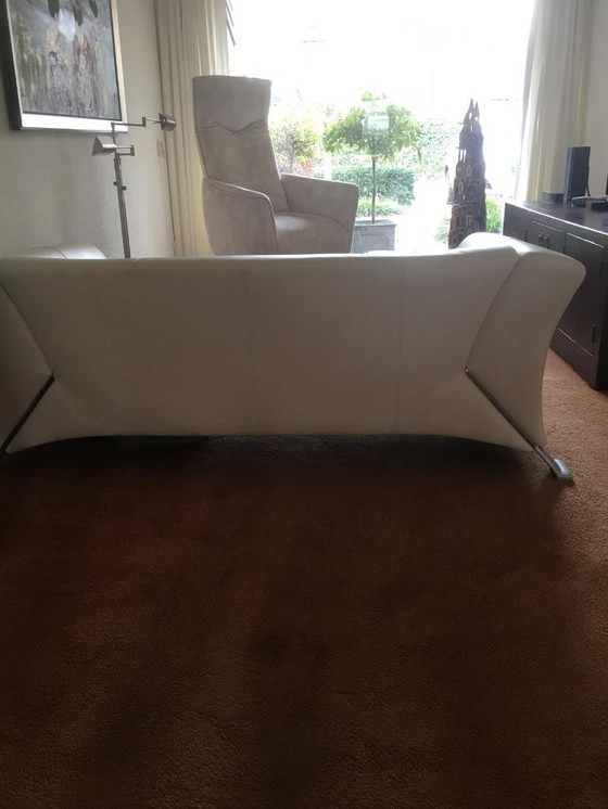 Image 1 of 2.5-seater sofa Rolf Benz - leather - white
