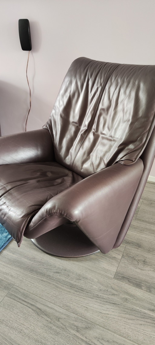 Leolux Drehsessel Leder