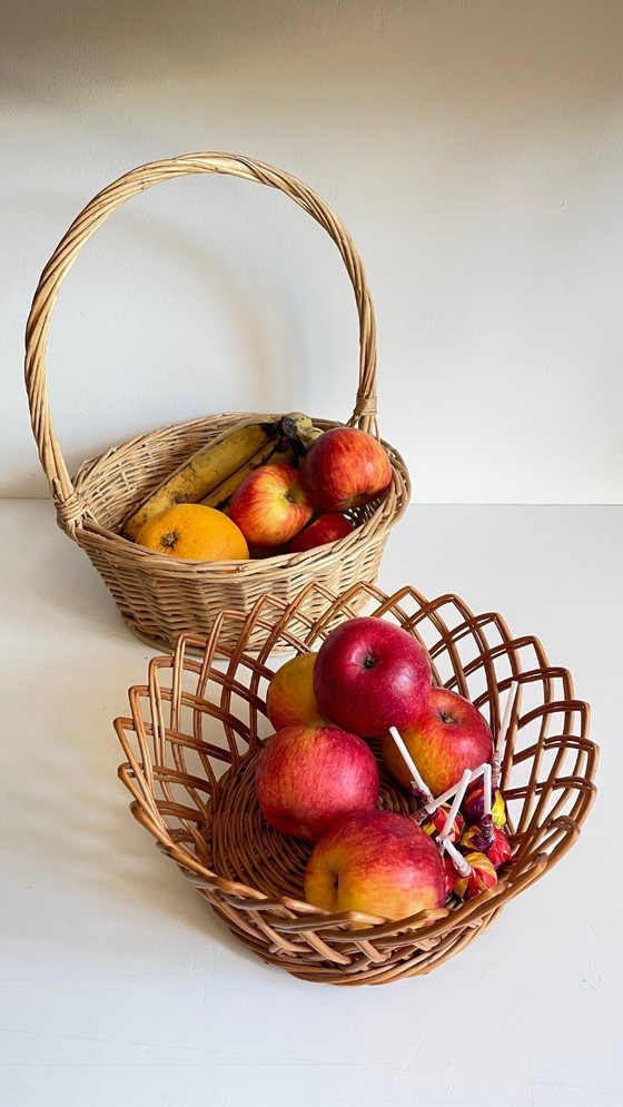 Image 1 of Vintage Rattan Baskets