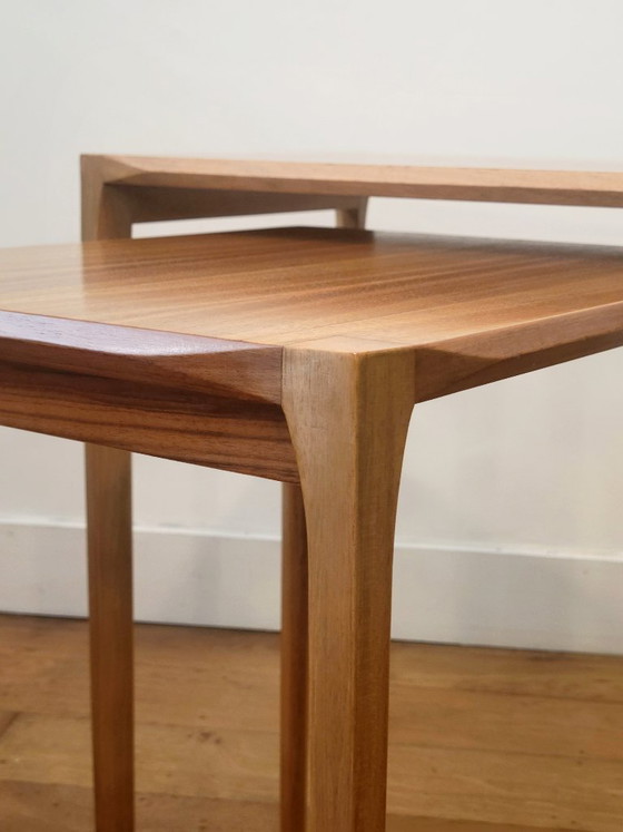 Set van twee nesting tables van Rex Raab voor Wilhelm Renz, Duitsland 1960 – Bijzettafels, Wood (photo 5 of 10)