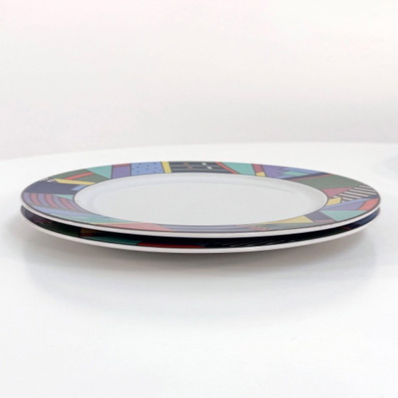 Image 1 of Par de platos para servir Metropol de Barbara Brenner para Rosenthal, década de 1990