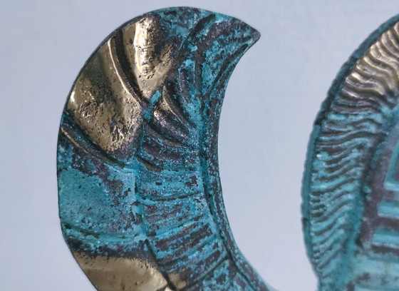 Image 1 of estatua pégase bronce pátina verde