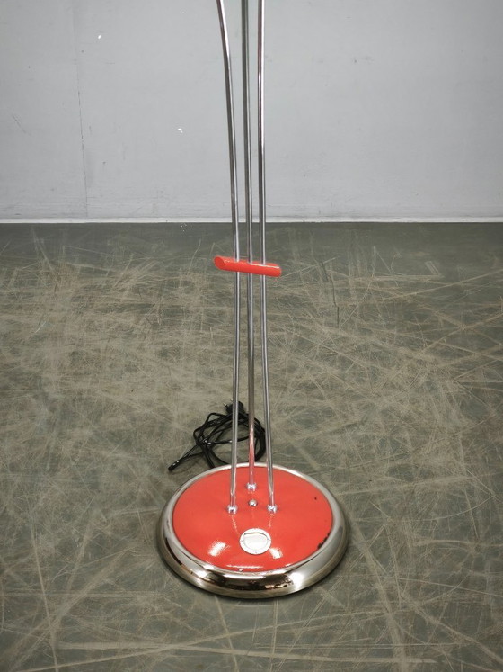 Image 1 of Rare lampadaire allemand à trois lumières réglables, années 1960