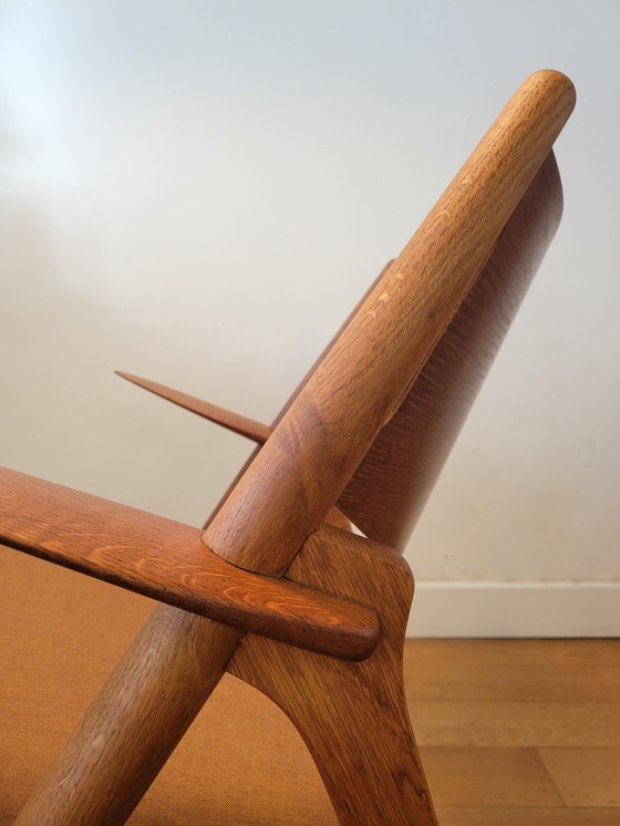 Image 1 of Vintage Ch28 Sawhorse Stoel Van Hans J. Wegner Voor Carl Hansen