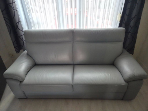 Divani Natuzzi - Grigio chiaro - 3 posti + 2 posti relax – zithoek, Leather