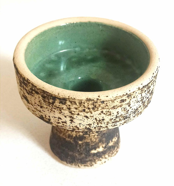 Image 1 of Bowl-shaped candlestick by Pieter Groeneveldt 1960s Height 9 cm