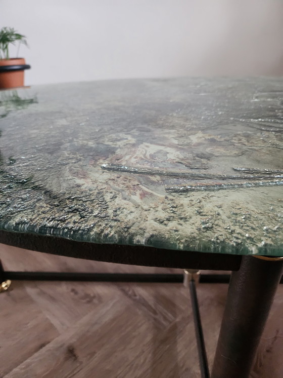 Image 1 of Tavolino da caffè ovale vintage