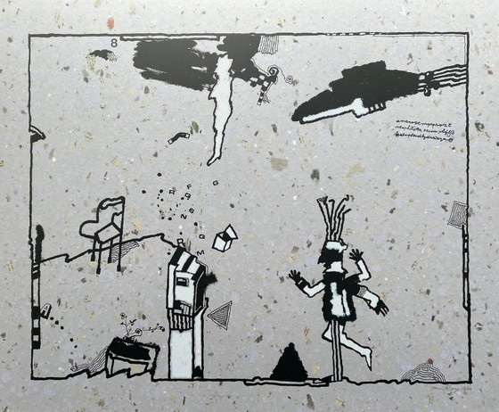 Image 1 of Screen print Huibert van Dorp