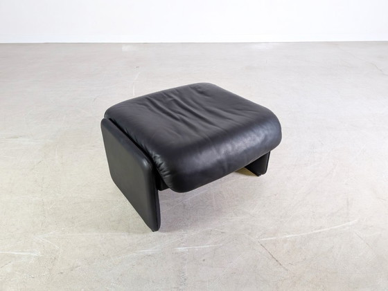 Image 1 of Pouf originale De Sede DS 2018, in pelle, design nero