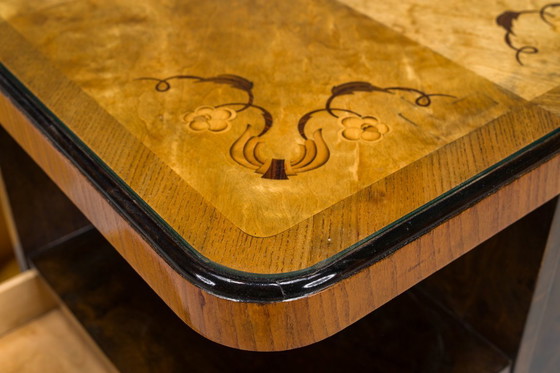 Image 1 of Mobile bar Art Déco con intarsi, anni '30