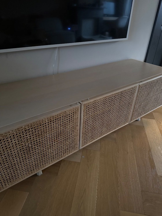 Image 1 of Mobili multimediali di design di Hans K. Oak rattan