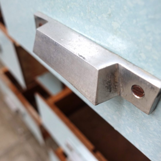 Image 1 of Cassettiera industriale colorata