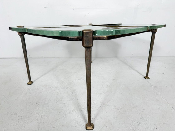 Image 1 of Brutalist side table/coffee table from the 1980s by Lothar Klute, Germany.