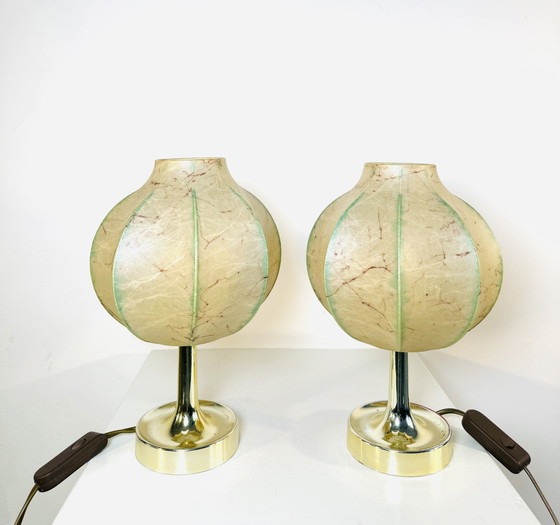 Image 1 of COCOON TABLE LAMP BY FRIEDEL WAUER FOR GOLDKANT LEUCHTEN, GERMANY, CIRCA 1960s/1970s