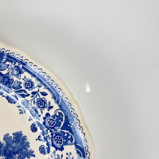 Image 1 of Set of 2 Villeroy & Boch "Burgenland" dessert plates, blue