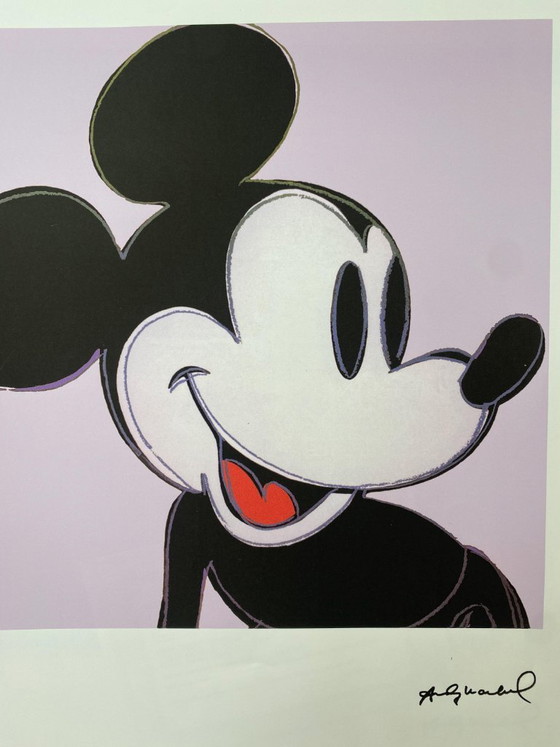 Image 1 of Después de Andy Warhol, Mickey, década de 1980, litografía