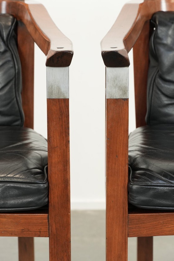 Image 1 of 2 x Art Deco Schuitema design dining/occasional chair from the Decoforma series with armrests