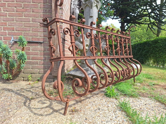 3x Wrought Iron Balcony France – Decorative Objects (photo 9 of 10)