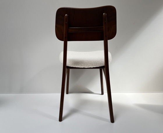 Image 1 of 4 chaises de salle à manger vintage en teck