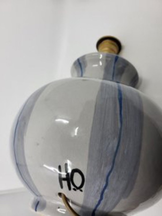 Image 1 of Hubert Olivier ceramic table lamp, France, 1980