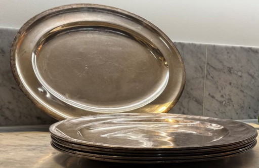 Zilveren dienblad - Bruckmann & Söhne, Duitsland, jaren 40.