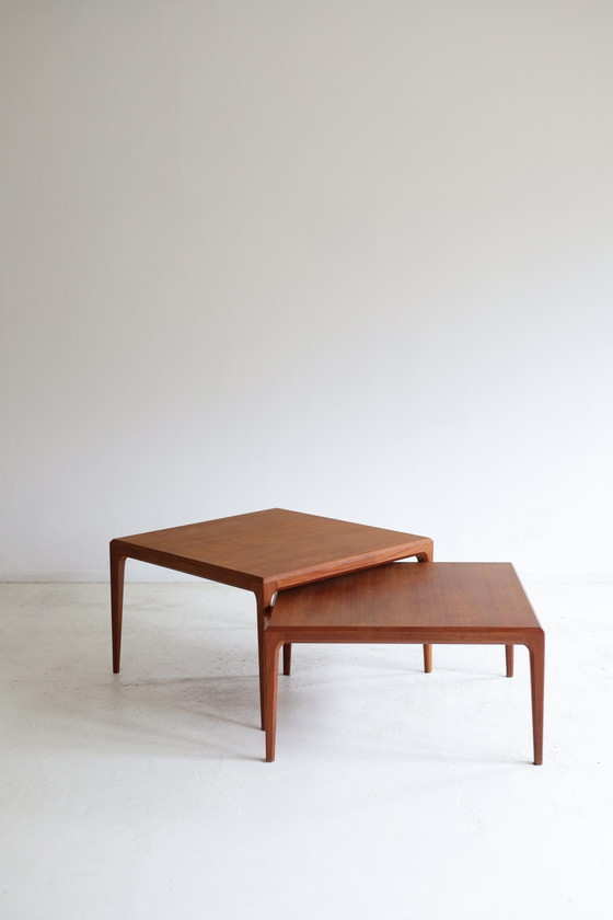 Vintage Danish Coffee Tables Johannes Andersen, 1960s – Silkeborg Møbelfabrik, Wood (photo 4 of 13)