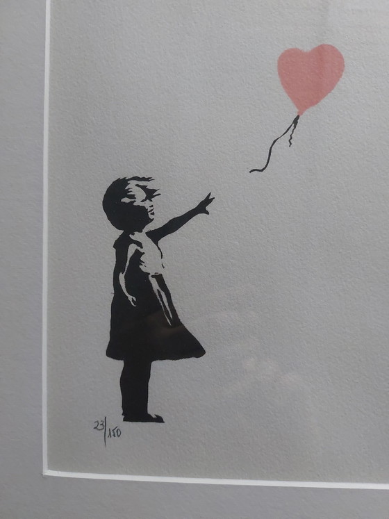 Image 1 of La chica del globo rojo - Banksy - Edición limitada Ars Longa Vita Brevis