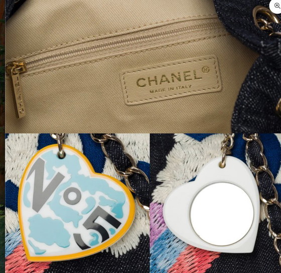 Image 1 of Borsa CHANEL Cambon e Denim Marine - 101139