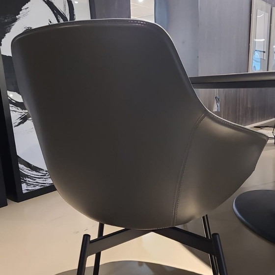 Image 1 of Sedia da pranzo Rolf Benz 600 (set di 4)