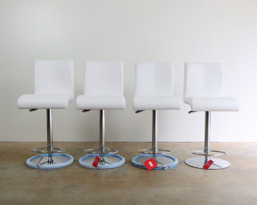 4x Italian MIDJ Design bar stools