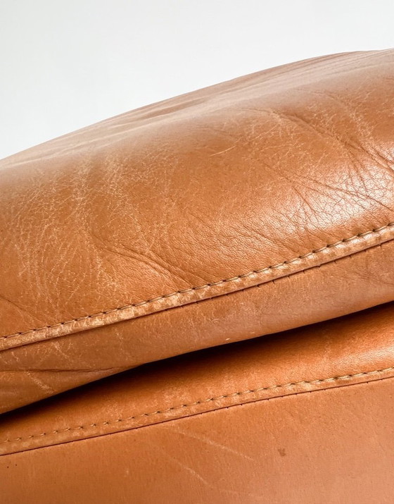 Image 1 of Montis Loge fauteuil met voetenbank van Gerard van den Berg, 1980's