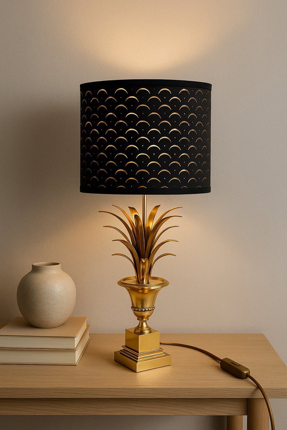 Image 1 of Lampe de table Hollywood Regency - attribuée à Boulanger S.A. (c. 1970)