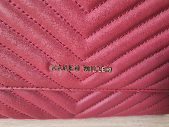 Image 1 of Bolso Karen Millen de piel roja