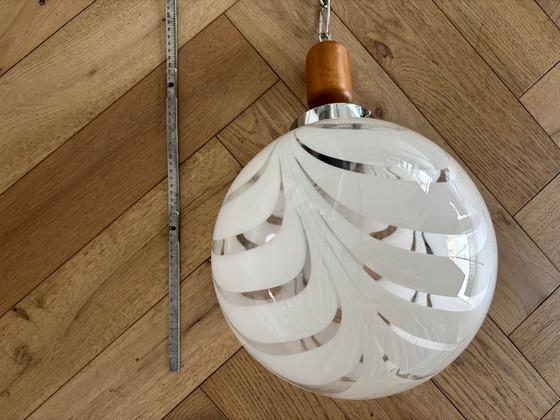 Vintage Murano Glass Pendant Lamp – 1970s (photo 17 of 18)