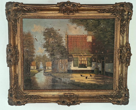 Red Roof – Paintings & Drawings, Canvas (photo 2 of 7)