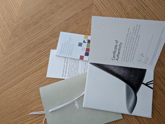 Image 1 of 2x Vitra Eames DSW Graphite