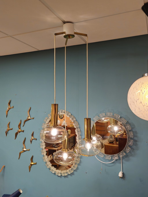 Lampada da soffitto vintage Hillebrand Leuchten Design