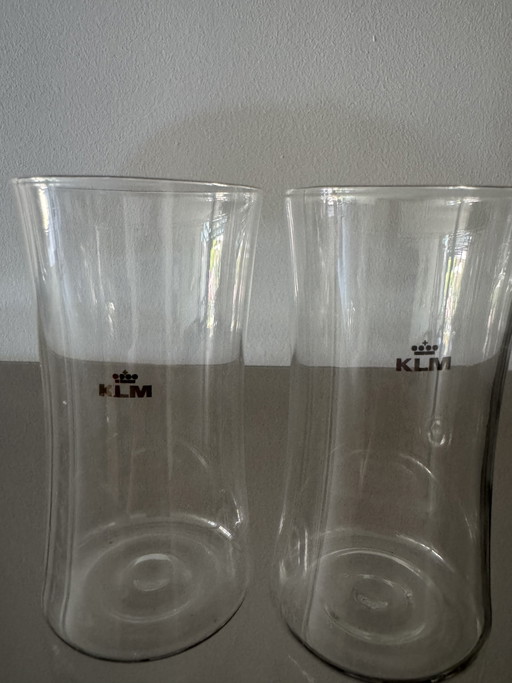 Bicchieri da vino della Business Class KLM