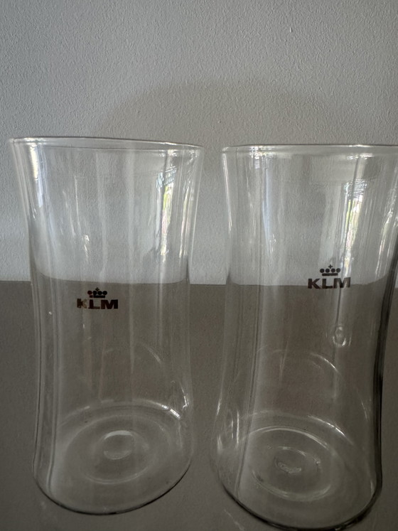 Image 1 of Bicchieri da vino della Business Class KLM