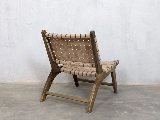 Chic Moroccan armchair in leather (photo 9 of 13)