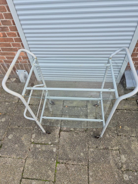 Image 1 of Carrello di servizio industriale vintage