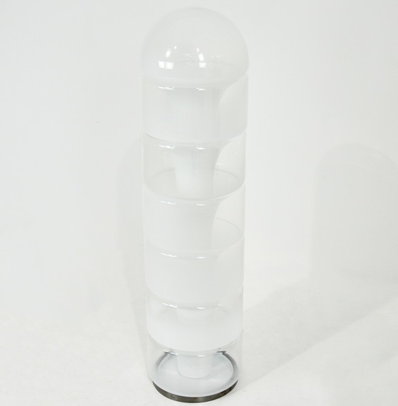 Image 1 of Lampadaire Sfumato Lt316 en verre de Murano par Carlo Nason pour Mazzega, 1970S