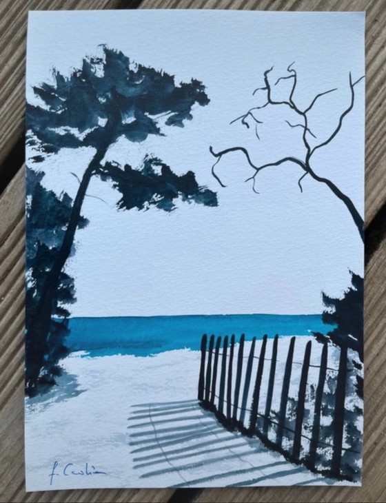Image 1 of Artist's sketch 21x15cm