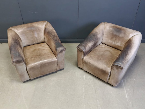 Image 1 of Pair of DS47 armchairs, 1960s 