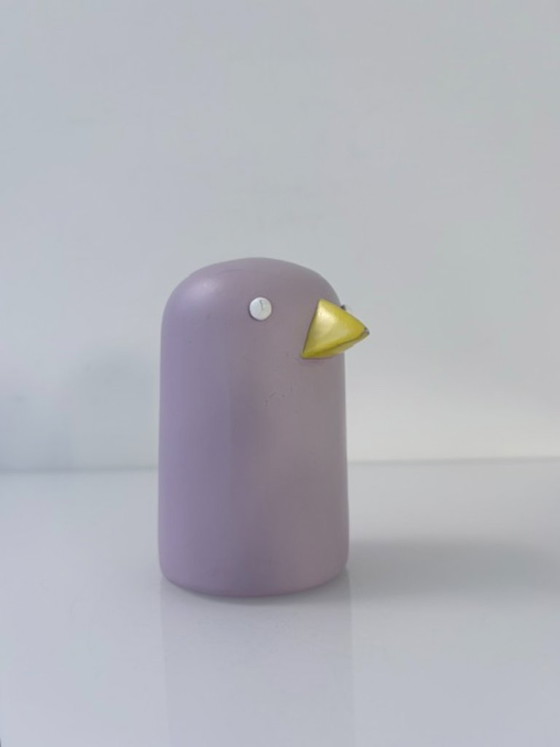 Lila Vogelbeeldje Scandinavisch Minimalistisch Design – Decoratieve objecten, Wood (photo 3 of 7)