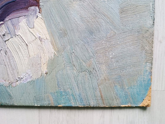 Image 1 of Ferdinand Stammhammer "Brüllender Löwe"- Ölgemälde - handsigniert - (60 x 50 cm)